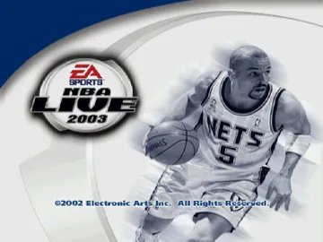 NBA Live 2003 (US) screen shot title